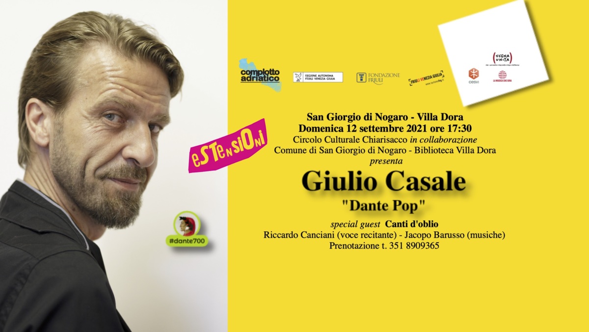 Giulio Casale “Dante Pop – L’inferno”