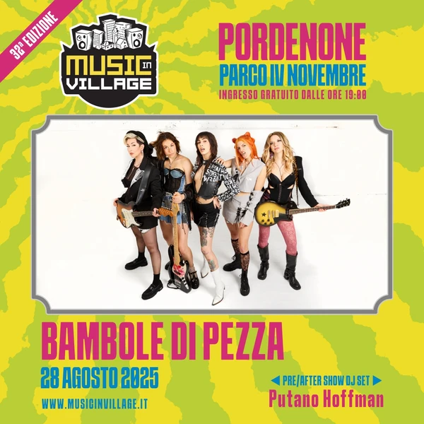 post bambole di pezza music in village
