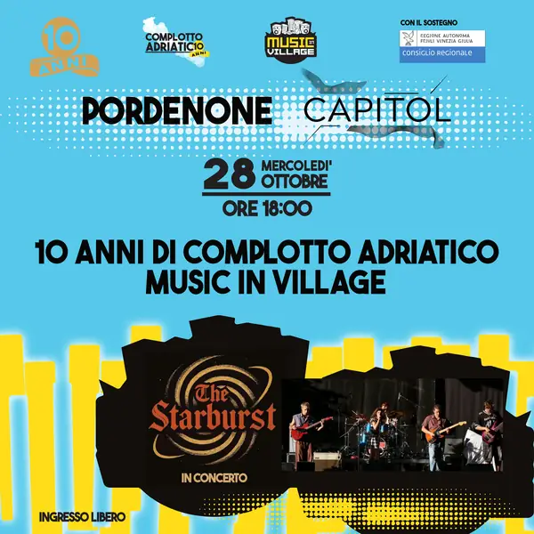 10 anni di complotto adriatico music in village 2026